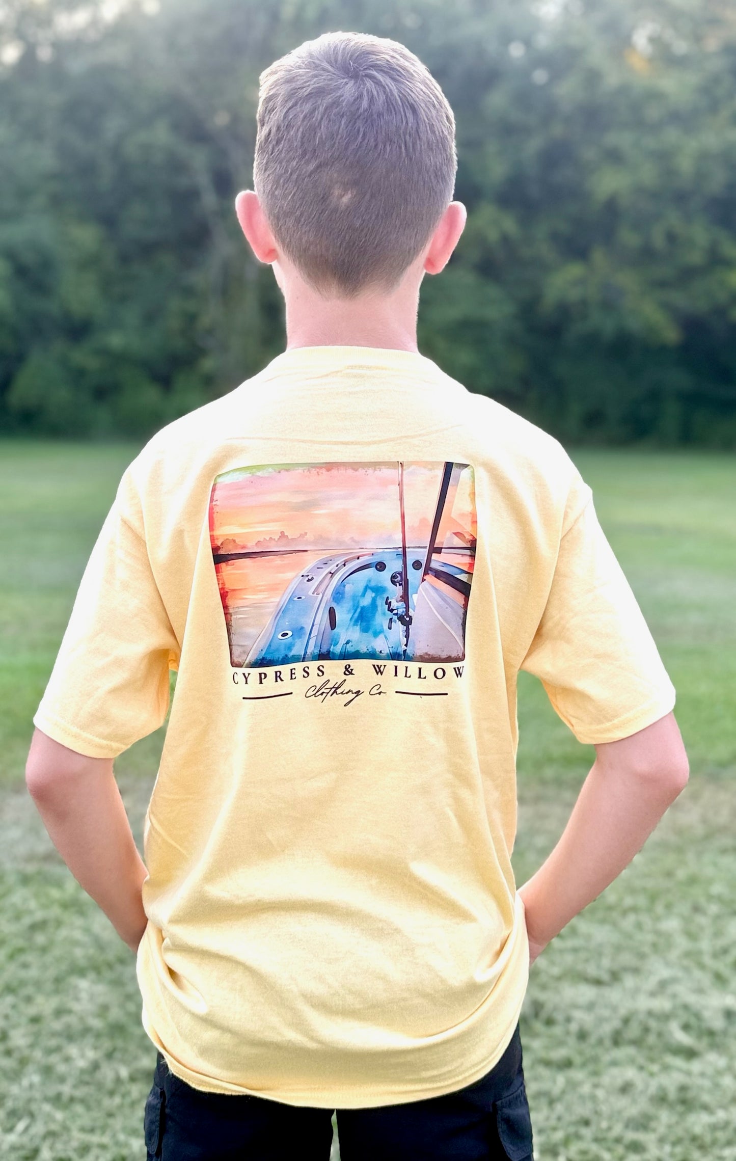 Youth Tee - No Roads, Just Wakes