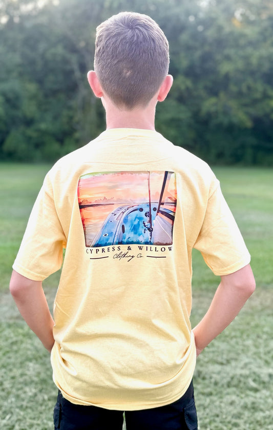 Youth Tee - No Roads, Just Wakes