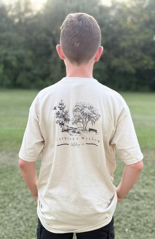 Youth Tee - Cypress and Willow Logo